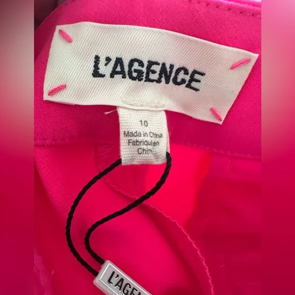 L'AGENCE Pink Wide Leg Pants - Picture 7 of 11